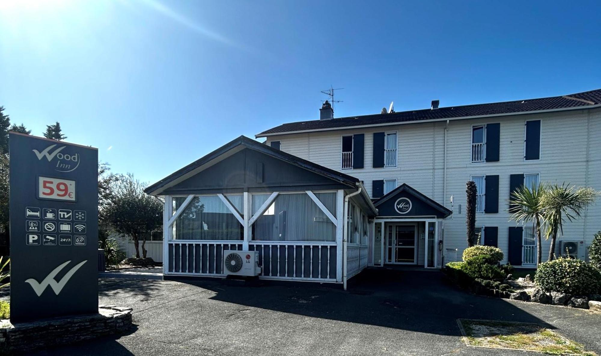 Hotel Wood Inn Bordeaux Aéroport Mérignac Buitenkant foto